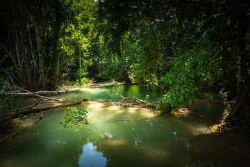 Obraz premium Tad Sae Waterfall in Luang prabang province, Laos.