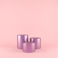 Abstract geometry shape background. podium minimalist mock up scene. 3d rendering.
