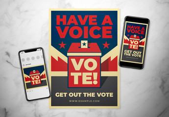 US General Election Day Event Flyer