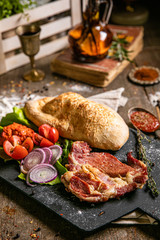 grilled ham