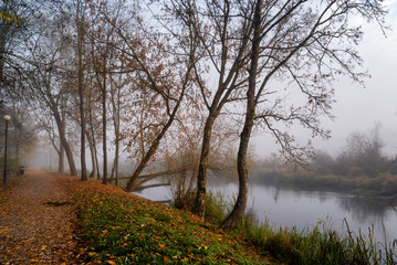Polska złota jesień w Supraślu, Podlasie, Polska