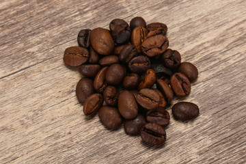 Roasted coffee beans for cooking