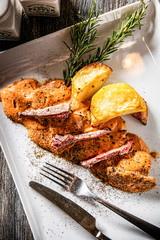 Delicious food on the table