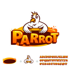 Parrot vector mascot template