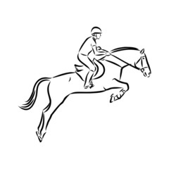 silhouette of a man riding horse
