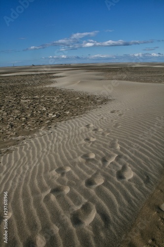Plage De Lespiguette Au Grau Du Roi Sud De La France Stock