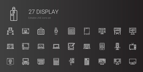 display icons set