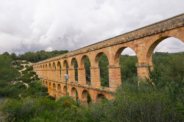 Roman Aqueduct of Tarragona, also known as Puente del Diablo (Pont del Diable) or Acueducto de les Ferreres.