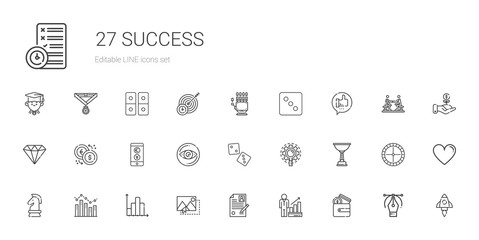 success icons set