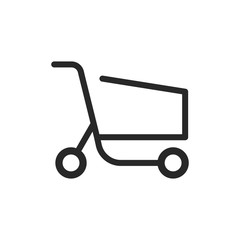 Shopping cart icon vector symbol illustration EPS 10