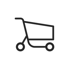 Shopping cart icon vector symbol illustration EPS 10