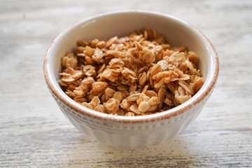 Homemade Granola in a bowl