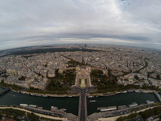 Fototapeta premium Seine and Paris
