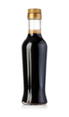 soy sauce bottle isolated o