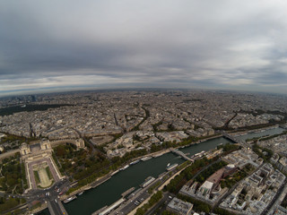 Paris view and cloudscape