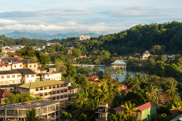 View over Kandy & lake, Kandy, Sri Lanka
