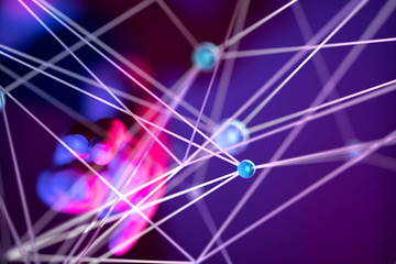 Digital Network and data concept