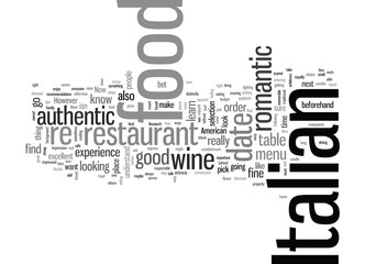 Italian Food on a Date