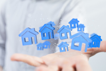 Model of the house and digital iot