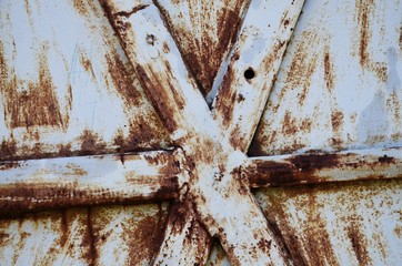 Close-up, rusty metal.  Rust. Background. .