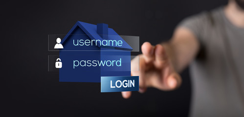 Smart home: Smarthome house automation icon