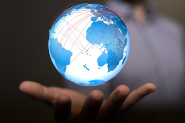 Best Internet Concept of global business from concepts series