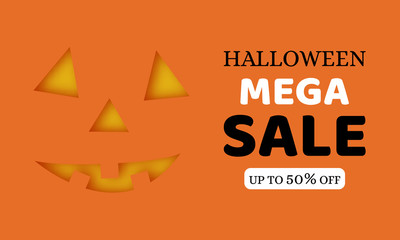 Halloween mega sale background