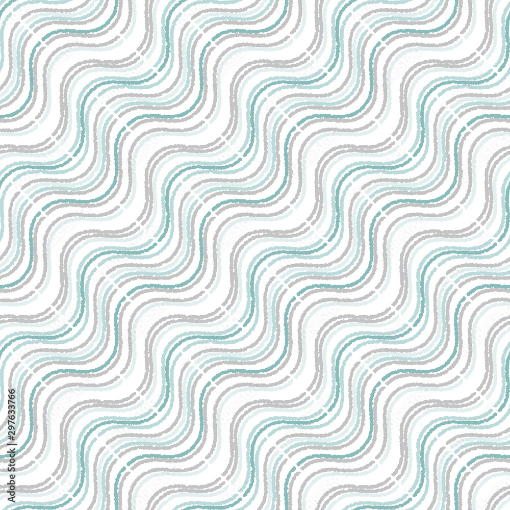 Poster abstract seamless pattern of geometric shapes. wave of a sinusoidal form. optical illusion of textur