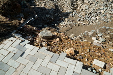 Flood damage caused by Typhoon No.19 