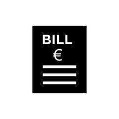Bill icon trendy