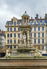 Fototapeta na wymiar Place des Jacobins, Lyon, France