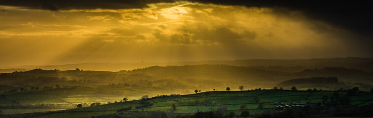 Evening Light from Mynydd Llangorse