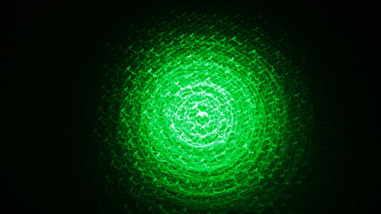 Drawing blurred green light, beautiful abstract or the light of green LED bokeh background