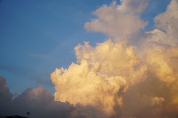 Beautiful Golden Cloudscape