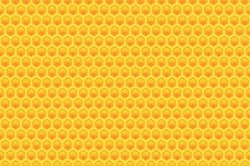 Abstract color hexagonal grid seamless background.