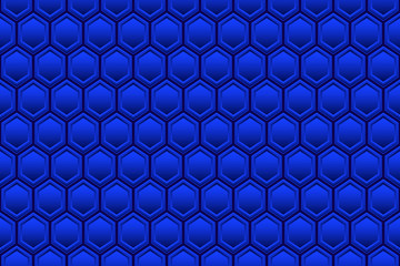 Fototapeta premium Abstract color hexagonal grid seamless background.