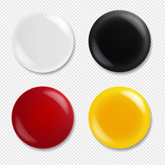 Colorful Badge Isolated Transparent Background