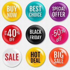 Sale Badge Isolated In Transparent Background