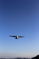 Fototapeta na wymiar airplane in the sky