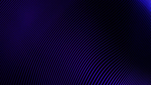 4k. Wave lines. Abstract background. Line pattern. Wavy texture. Motion graphics. Dots animation. Glowing waves. Blue color. Diagonal stripes. Seamless loop  3840x2160