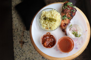 Mandhi rice with Chicken