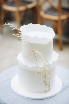 Amazing Minimalistic Wedding Cake