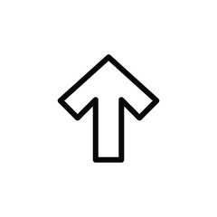 arrow icon vector trendy flat design