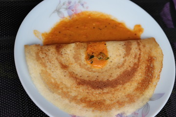 Dosa with Chutney