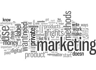 How To Market Private Label Info Products