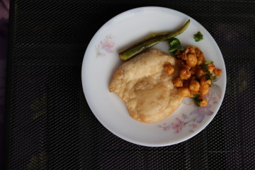 Poori with 