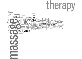 How to look for the best massage therapy clinics