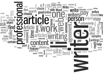 How to Locate Hire and Work With an Article Writer