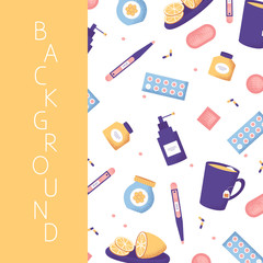 Autumn illness season design