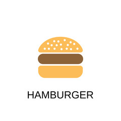 Hamburger icon. Cheeseburger symbol design. Stock - Vector illustration can be used for web.